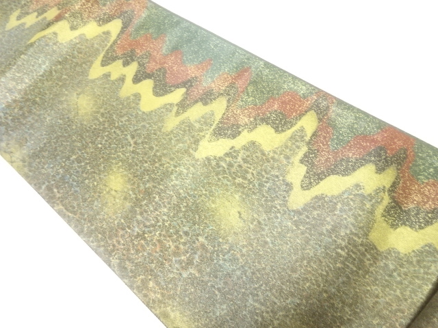 JAPANESE FUKURO OBI / WOVEN STREAM
